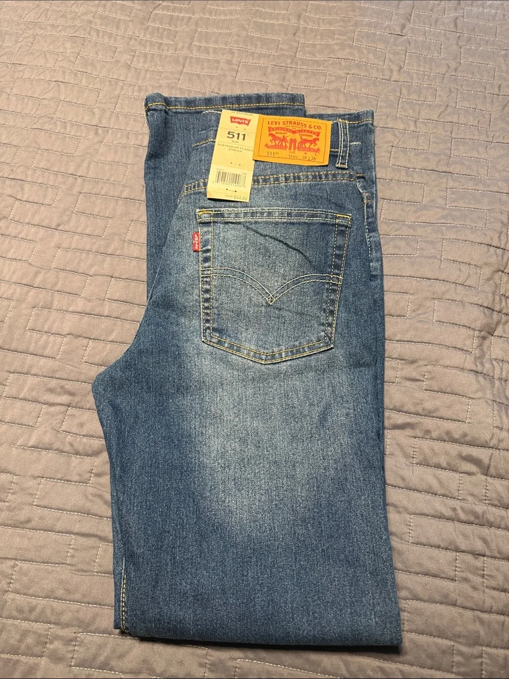 Levi's Kids Skinny Jeans in Light Blue Denim